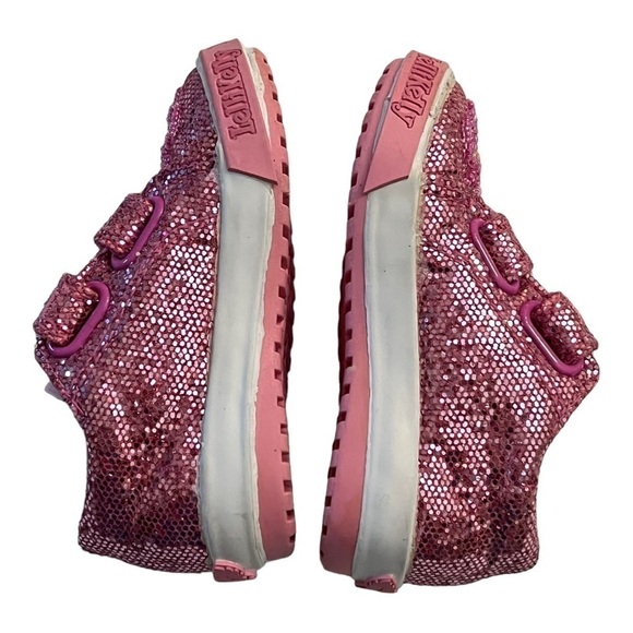 Lelli Kelly Glitter Hook and Loop Shoes US Size 5 - Picture 3 of 6